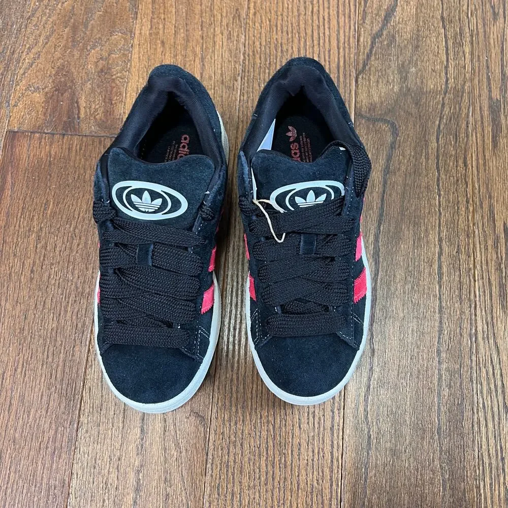 Adidas Campus 00s Casual Athletic Shoes / Black Red White Sz 4Y